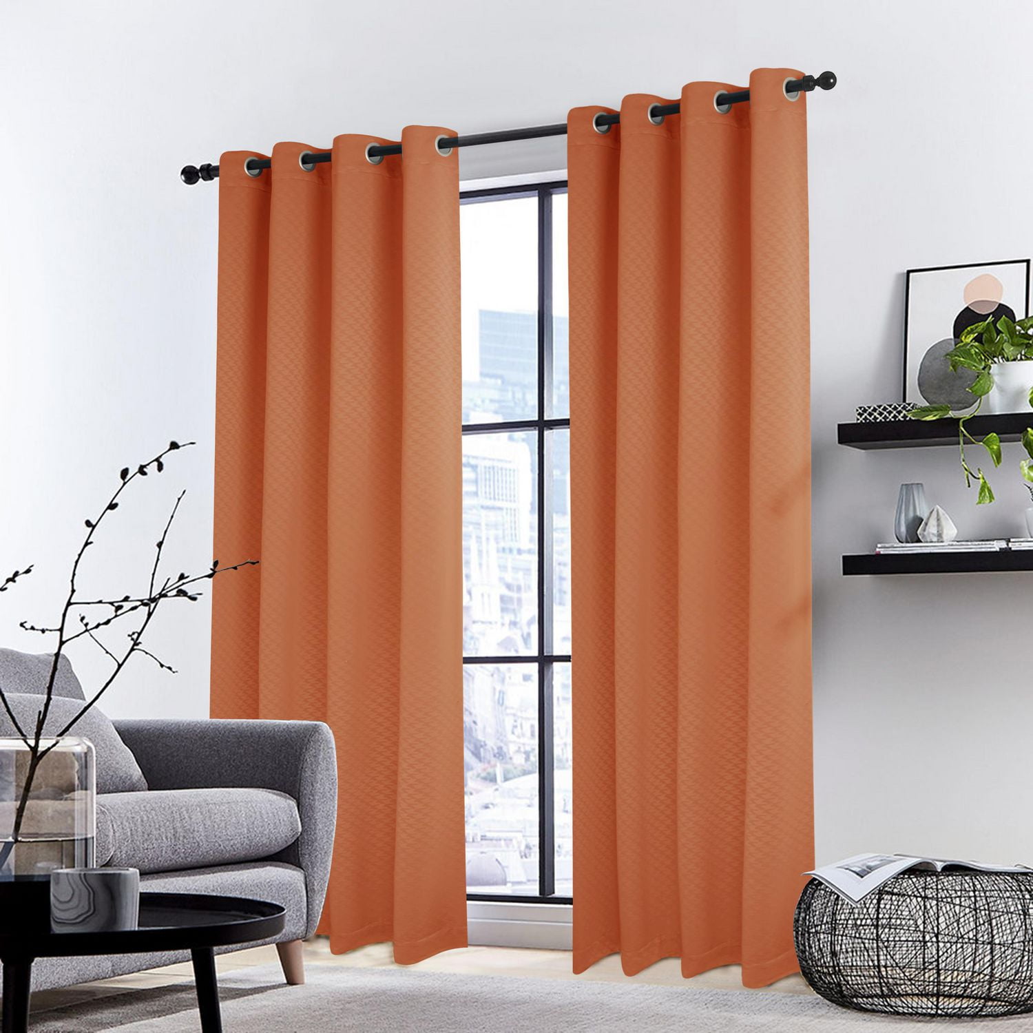 Gouchee Home Metrol Assombrissants Rideaux 2 Panneaux