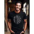 thumbnail image 1 of T-shirt pour Homme Vintage Dart Target Tee un Short Décontracté, 1 of 5