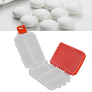 Organisateur de pilules de voyage, pliable Organisateur Pills de voyages Titulaire de pilule pour les pilules à pression 3 Calque 7 Jour hebdomadaire Pills organisateur de cas pour chaque jour