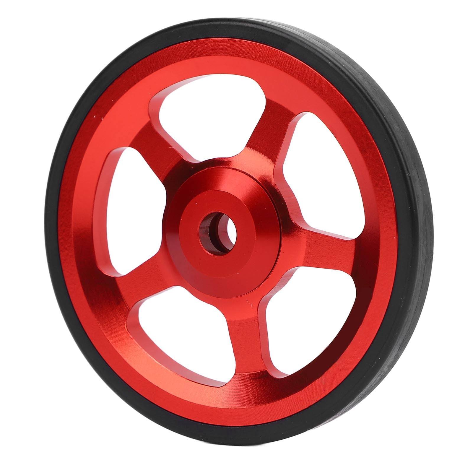 Folding Bike Wheel,Folding Bike Easy Wheel Smooth Operating Secure Fixation Aluminum Alloy Easywheel for Convenient Transportation