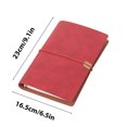 thumbnail image 2 of Clearance! A5 Leather Binder Notebook Diary Notebook Diary Replaceable Paper Strap Laptop Soft Leather Loose Leaf Book Sales Online Shopping Liquidation Pallets #03, 2 of 5