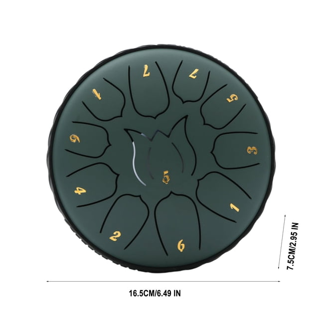 Birdeem 6-Inch 11 Tone Childrens Hand Drum Forget Worry Drum Adult Hand Disc Drum
