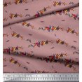 thumbnail image 3 of Soimoi Cotton Cambric Fabric Colorful Bird Decor Fabric Printed Yard 56 Inch Wide, 3 of 3