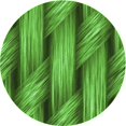 thumbnail image 1 of Ahgly Company Tapis de Zone Rond Vert Transitionnel pour Intérieur Lavable à la Machine, 8 Pieds Rond, 1 of 7