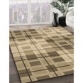 thumbnail image 3 of Ahgly Company Tapis Rectangulaire Lavable en Machine Intérieur Transitionnel Marron, 2 Pieds x 5 Pieds, 3 of 7