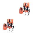 thumbnail image 3 of kurtrusly Double Shoulder Strap Simple Professional Strimmer Part Adjustable Nylon Fixing Belt Padded Lawn Mower Harness Orange 2Set, 3 of 6