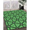 thumbnail image 3 of Ahgly Tapis Rectangulaire Lavable en Machine Intérieur Vert Émeraude Profond, 6 Pieds x 9 Pieds, 3 of 7