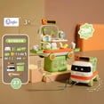 thumbnail image 4 of Green Childrens Cooking Toy Set With Realistic Accessories Educational Pretend Play Kitchen For Kids, 4 of 8