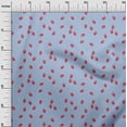 thumbnail image 2 of oneOone Cotton Silk Fabric Raspberry Fruit Print Sewing Fabric BTY 42 Inch Wide, 2 of 4