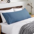 thumbnail image 1 of Bare Home Body Pillowcase - Envelope Closure - Ultra Soft - Double Brushed - Coronet Blue, 1 of 6