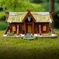 thumbnail image 1 of MOC-102557 Viking Longhouse Modular Building Blocks Set Medieval House MOC Bricks Toy, 1 of 10