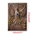 thumbnail image 3 of EGNMCR Diary NoteBook Notebooks for Work Retro Embossed Bird Pattern Notebook European A5 Notepad Stereo 100 Pages embossed notebook, 3 of 5