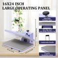 thumbnail image 3 of Eastvita 15x24 Inch Digital Sublimation Heat Transfer Machine Combo T-Shirt/Hat/Mug/Plate/Cap Heat Press, 3 of 6