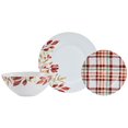 thumbnail image 1 of Safdie & Co. Autumn Watercolour Porcelain Dinnerware 12PC Set, 1 of 4