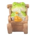thumbnail image 4 of Rocking Chair Frog Phone Holder Cute Model Present Portable Desktop Ornaments, 4 of 12