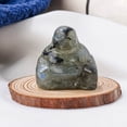 thumbnail image 2 of Birdeem Crystal Carved Laughing Happy Buddha Feng Shui Figurines Wealth, 2 of 12