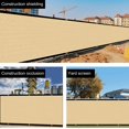 thumbnail image 3 of Visland Privacy Screen Wind Sun Protection Balcony Net Strong Tear-Resistant Shade Net for Patio Garden Courtyard, 3 of 7