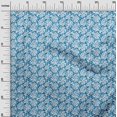 thumbnail image 3 of oneOone Polyester Spandex Medium Blue Fabric Tropical Craft Projects Decor Fabric Printed By The Yard 56 Inch Wide, 3 of 5