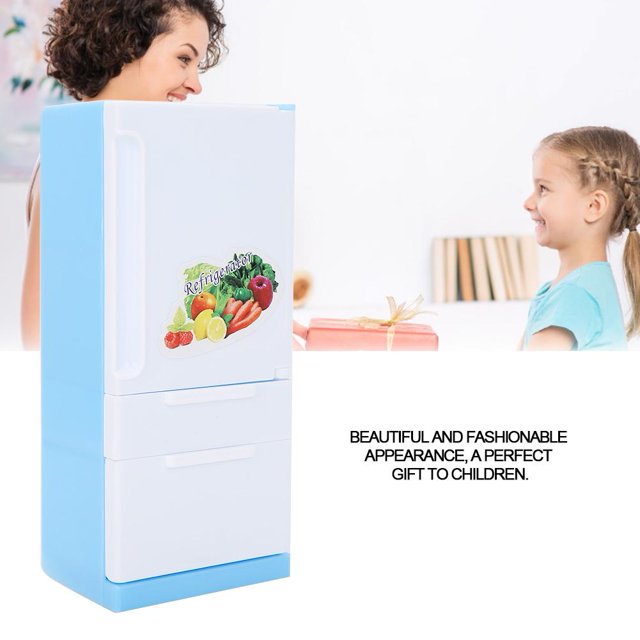 Herwey Jouet Réfrigérateur pour Poupées, Mini Réfrigérateur pour Poupées Produit Dérivé Simulation Maison Meubles Réfrigérateur pour Poupées