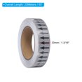 thumbnail image 2 of Unique Bargains Directional Flow Arrow Tape 1-3/16'x65', Adhesive Pipe Identification Marking Stickers, Black on Gray, 2 of 5