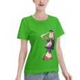 thumbnail image 2 of T-Shirt Basique à Manches Courtes pour Femme une Pièce Robin, 2 of 6