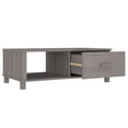 thumbnail image 5 of vidaXL Coffee Table HAMAR Light Grey 100x55x35 cm Solid Wood Pine, 5 of 5