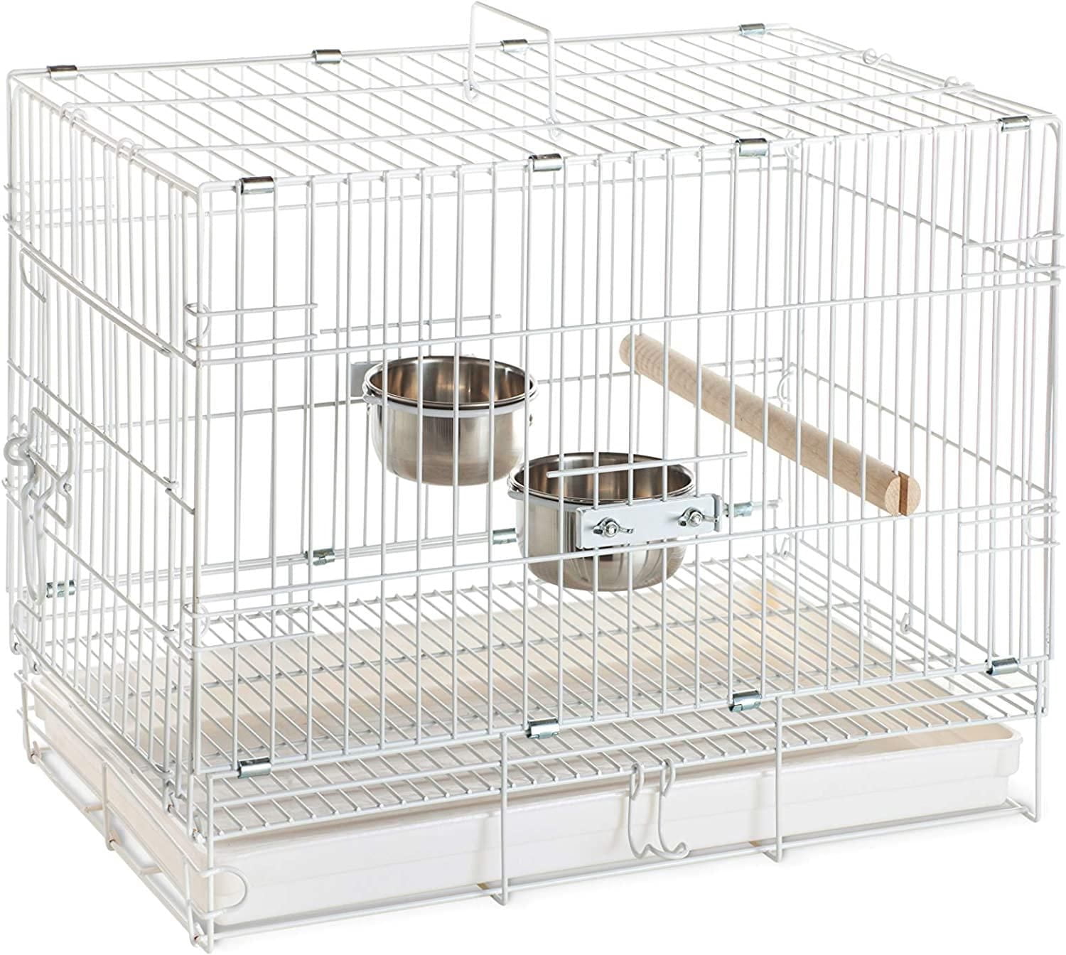 Cage à oiseaux de voyage Prevue Pet, blanc