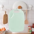 thumbnail image 4 of Plastic Cutting Board For Kitchen Dishwasher Safe Double-Sided Extra Large 12.59 in x 8.46 in With Non-Slip Feet And Grinding Area, 4 of 8