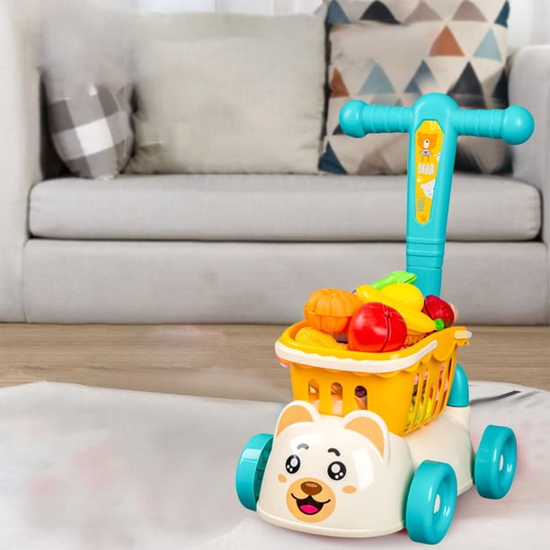 Jouet Chat Interactif En Peluche Avec Poussette Et Accessoires - Jeu De Rôle Pour Filles 3-6 Ans - Cadeau Éducatif