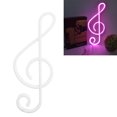 thumbnail image 1 of LED Néon Lumière, USB / Batterie Alimenté Musique Note Forme Néon Lampe Anti-Chute PVC Matériel Flexible Tube pour Fête pour Mariage pour Chambre à Coucher, 1 of 8