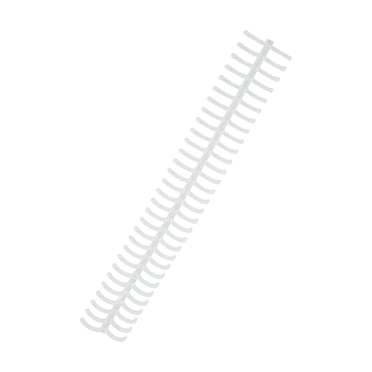 10PCS 30 Holes Binding Wires 16mm Spiral Binding Coil Plastic Binding Combs For Teacher Student Document Notebook Making