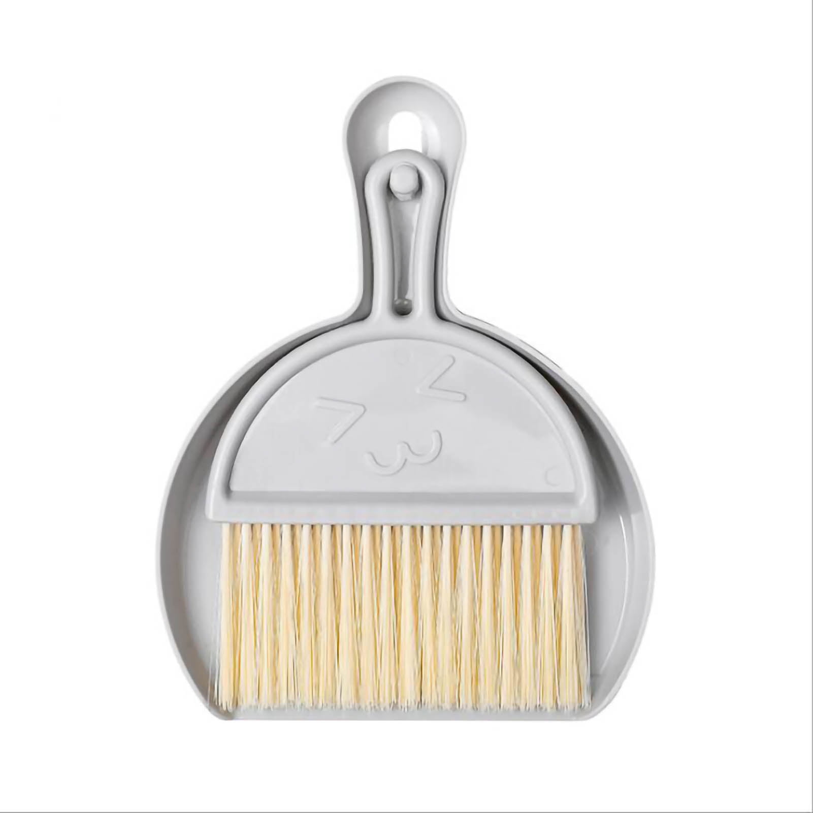 Dust Pan Brush Set,Small Broom and Dustpan Table Broomand Dustpan Set Desk Broomand Dustpan Set Built for the Future