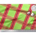 thumbnail image 2 of Soimoi polyester Crepe Fabric Check Check Decor Fabric Printed Yard 42 Inch Wide, 2 of 5