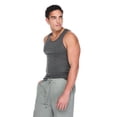 thumbnail image 3 of No Boundaries Men's Washed Rib Tank Top, 3 of 6