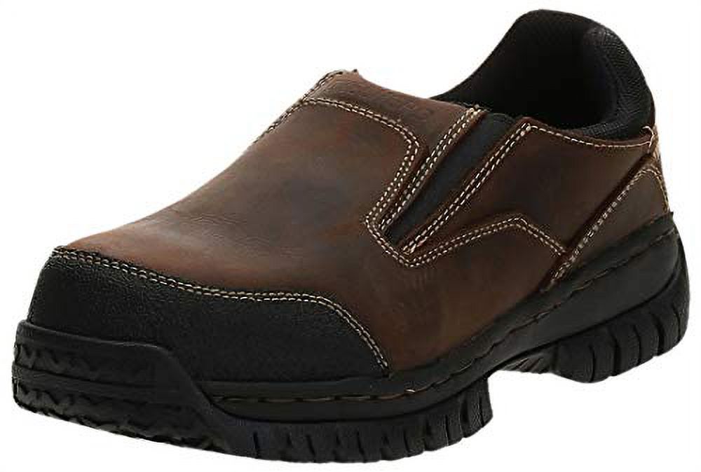 Skechers for Work Men's Hartan Steel Toe Slip-On Shoe