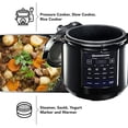 thumbnail image 3 of GraniteStone Diamond 12-in-1 Multicooker with LED Display, Electric Pressure Cooker, Slow Cooker, Rice Cooker, Steamer, Saute, Yogurt Maker and Warmer, 6 Quart, 12 Pre-Set Functions, 3 of 6