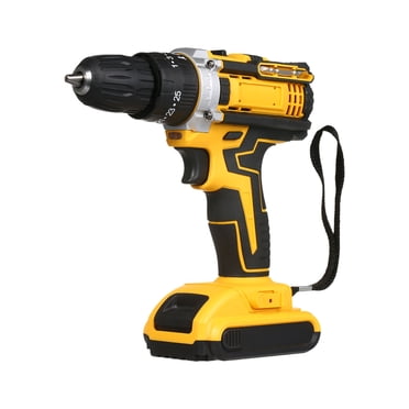 Amdohai Cordless Drill Driver 21V Hand-held Electric Drill with 3/8inch Keyless Chuck LED Work Light for Drilling Wall Bricks Wood Metal