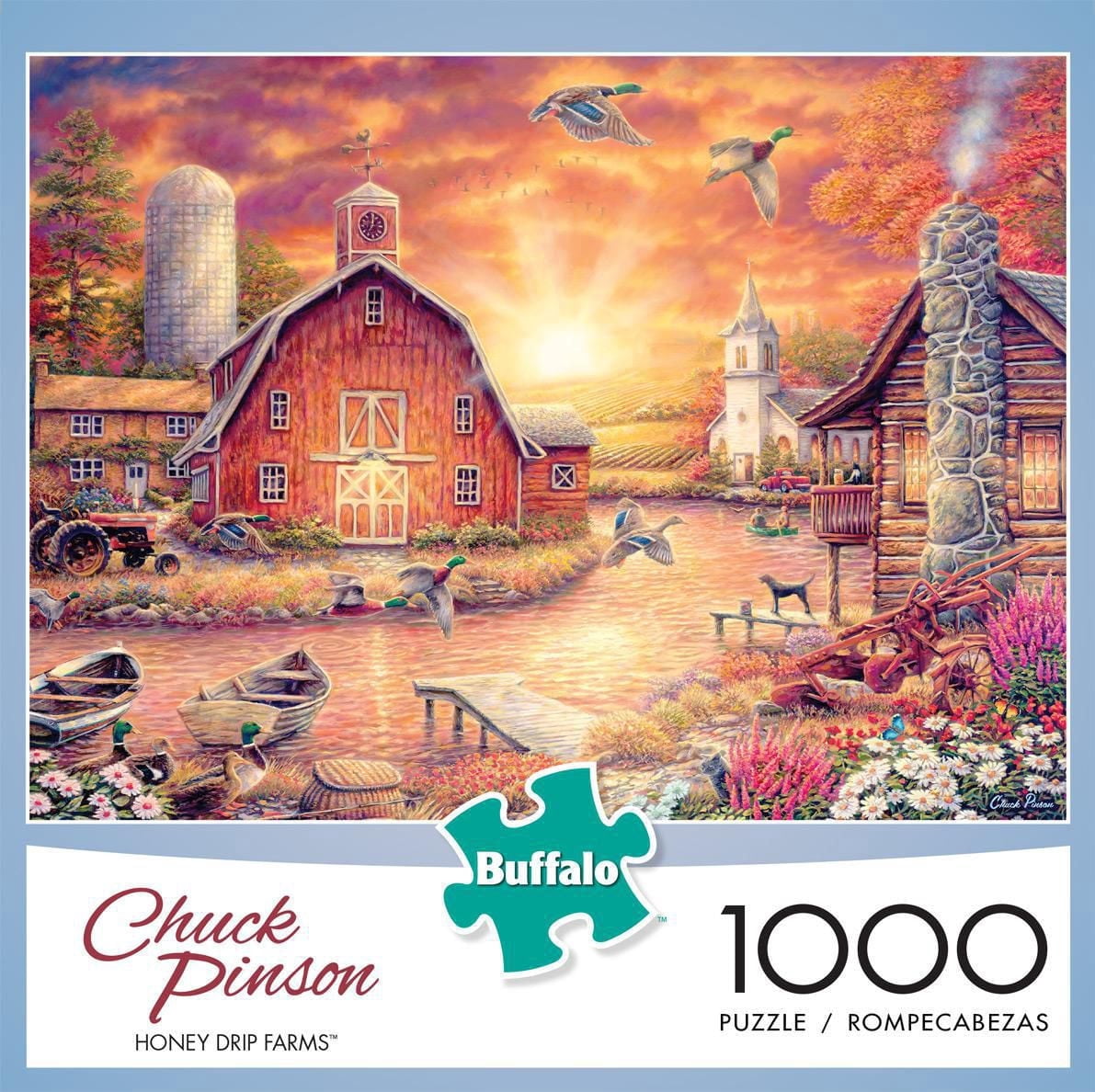 Buffalo Games - Chuck Pinson - Honey Drip Farms - 1000 Piece Jigsaw Puzzle