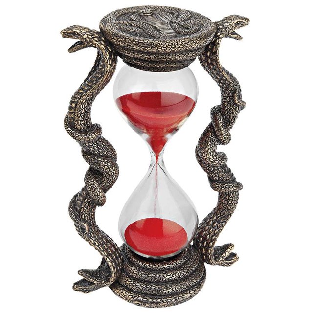 S/2 Egyptian Cobra Goddess Sandtimers