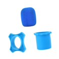 thumbnail image 3 of lionlar Bottom Rod Sleeve Holder Anti-slip for Studio Performance Speech Blue, 3 of 9