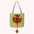 thumbnail image 5 of Lion Pattern Pets Handbags Convenient Canvas Cat Tote Bag Fashion for Pet Lovers, 5 of 5