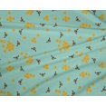 thumbnail image 4 of oneOone Polyester Lycra Fabric Honeycomb & Honey Bee Insect Printed Craft Fabric BTY 56 Inch Wide, 4 of 4