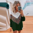 thumbnail image 1 of RKSTN Sweaters for Women Fashion Leopard Print Comfortable Long Sleeves Sweater Tops Fall Sweaters, 1 of 8