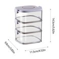 thumbnail image 3 of Vaidha Spice Organizer Kitchen Home Pepper Storage Box Sealed Jar Condiments Seasoning Seasoning Jar, 3 of 6