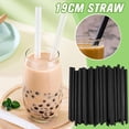 thumbnail image 3 of 100x Pailles Extra Larges Jumbo Boba Bubble Tea Smoothie Pailles à Boire 10mm, 3 of 8