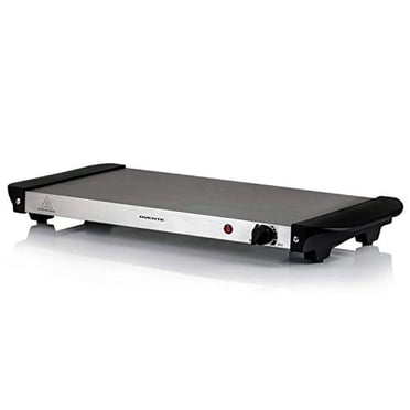 Ovente FW170S Electric Warming Tray 17.0 Ã— 9.6 Inches Silver
