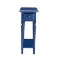 thumbnail image 3 of Bowery Hill Traditional Coastal Narrow Side Table with Drawer-Navy Blue, 3 of 5