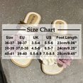 thumbnail image 2 of Sandals for Women Flower Flat Slippers High End Chic, 2 of 5