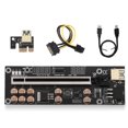 thumbnail image 2 of Guardoinrt Miner Computer PCI-E 1X to 16X Adapter PCI- Converter Extender Black 1Set, 2 of 6