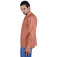 thumbnail image 4 of Atasi Chemise Henley Indienne pour Homme à Manches Longues, Décontractée, Col Mandarin, Courte Kurta, 4 of 7